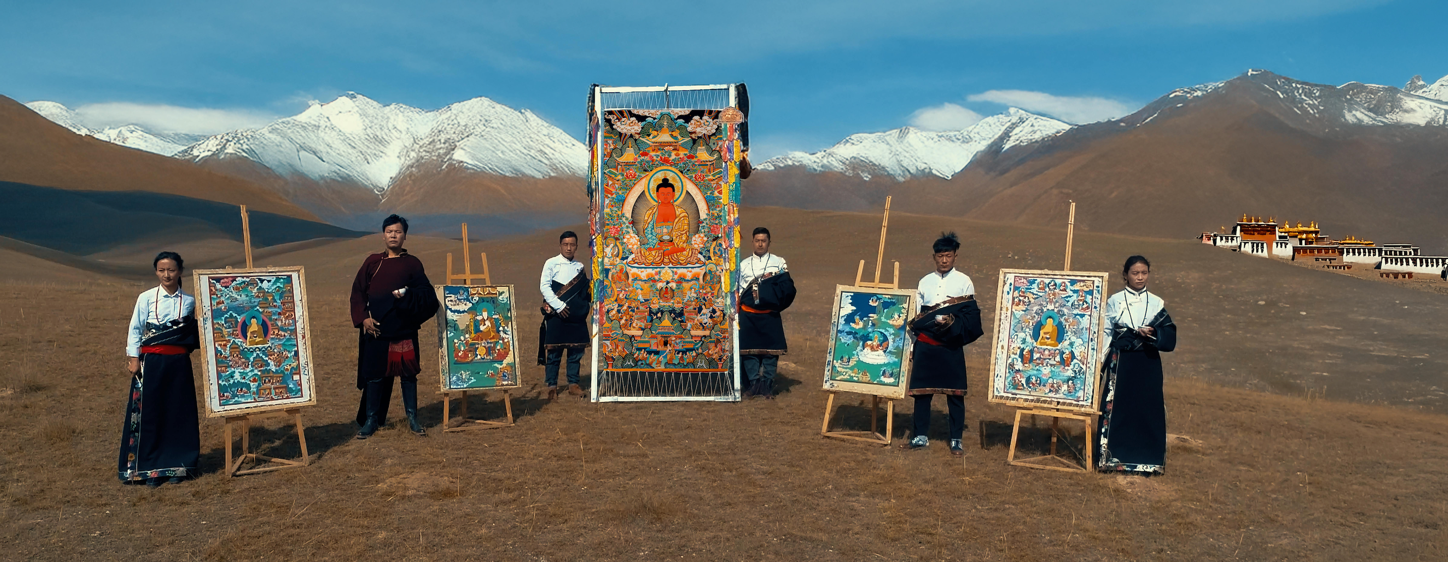 Tibetan Hand-Painted Thangka: Millennia of Snowland Craftsmanship, Natural Pigments and Timeless Religious Art Civilization