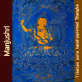 Hand-Painted Tibetan Thangka | Manjushri | Collectible Tibetan Art, Traditional Wall Decor for Home & Meditation Space