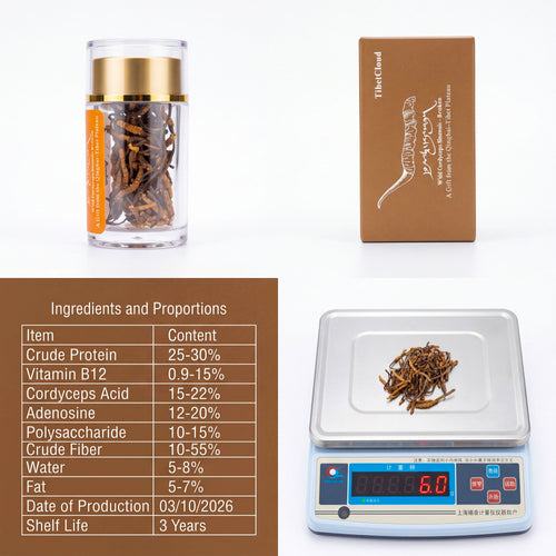 Broken Wild Cordyceps (6g) | Natural Dried from 4000m Qinghai-Tibet Plateau
